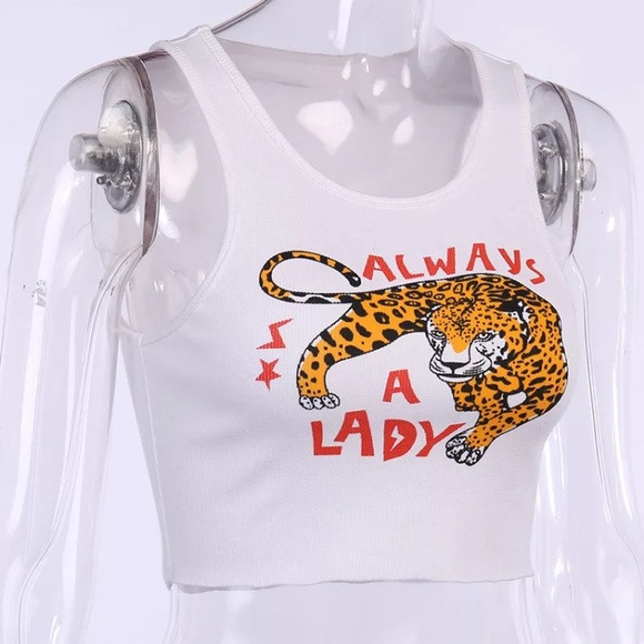 Always a lady 🐆 leopard crop top - Picture 12 of 16